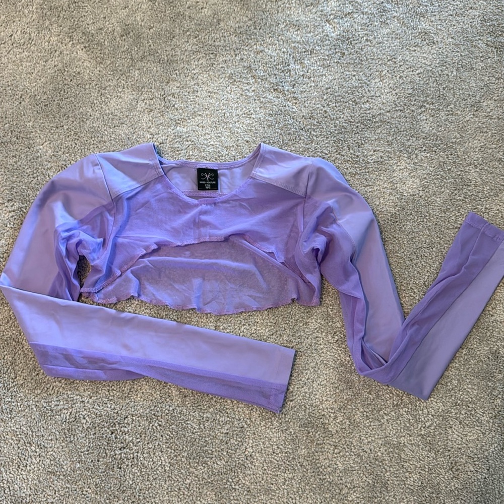 Kandi Kouture dance top Child XL